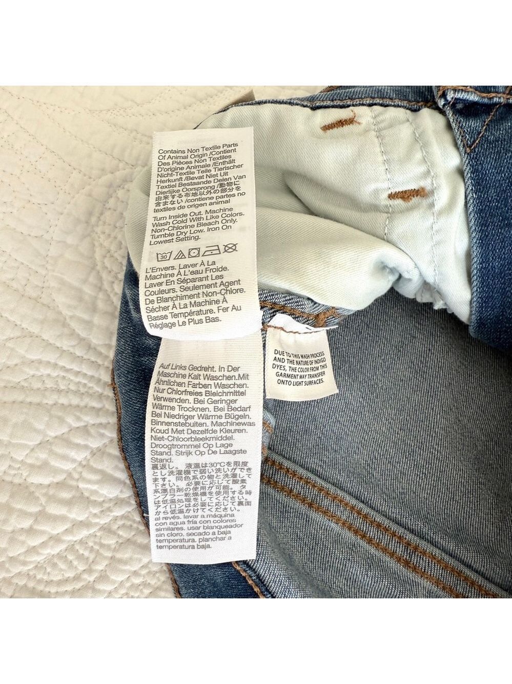 Madewell 11" Roadtripper High Rise Skinny Jeans Womens Size 28 Blue Light Wash - Picture 10 of 14